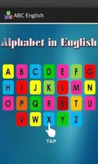 Alphabet anglais Screen Shot 0