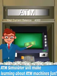 Bank ATM Simulator Learning - ATM Cash Machine Screen Shot 2
