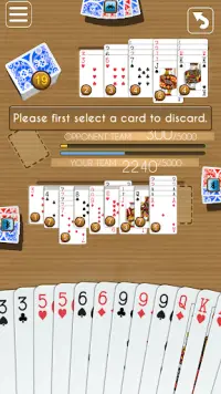 Canasta Multiplayer Card Game Screen Shot 2