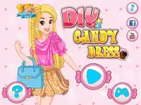 DIY Candy Dress - Girls games Screen Shot 0