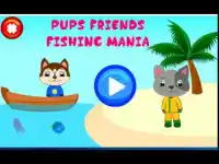 Permainan Memancing Ikan untuk Anak - Pups Friends Screen Shot 0
