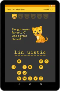 Emoji Cats Word Guess Screen Shot 14