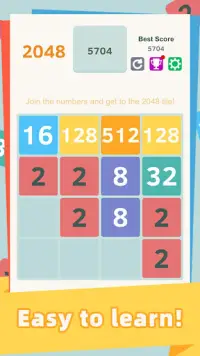 2048 - दुनिया भर में खेल Screen Shot 6