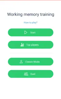 Working memory training (Mental counting) Screen Shot 3