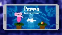 Peppa salta com nuvem Screen Shot 0