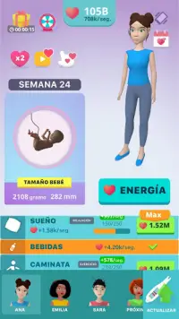 Bebé y mamá - Simulador 3D Screen Shot 0