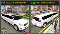 Car driving limousine car game Screen Shot 0