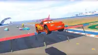 Superheroes Hill Dash Car Stunt: Cheeky Drift Game Screen Shot 7