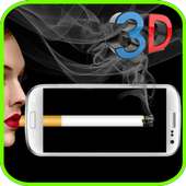 Virtual cigarette smoke Prank