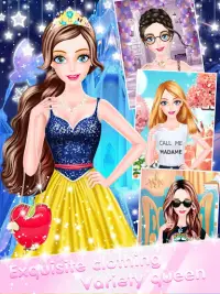 Gorgeous princess dress show - stylish girls game Screen Shot 3