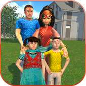 Virtual Happy Family: Indian Family Life Adventure
