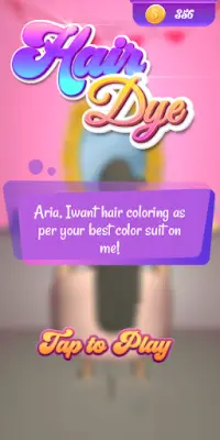 Hair dye : Crazy hair challenge Screen Shot 0