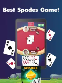 Spades Offline - Card Game Master Screen Shot 0