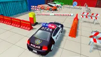 警察の車のゲーム:現代の駐車場 Screen Shot 1