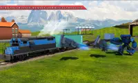 робот Машина преобразить Поезд Транспорт Игры 2018 Screen Shot 0