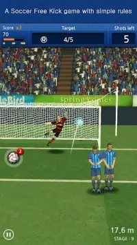Finger soccer : Football kick Screen Shot 0