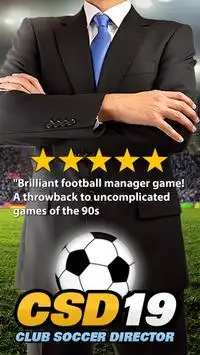 Club Soccer Director 2019 - Football Club Manager Screen Shot 0