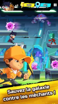 BoBoiBoy Galaxy Run: Protège la Terre ! Screen Shot 4