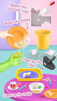 Doll House Cleanup Screen Shot 4