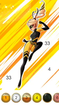 Miraculous Ladybug & Cat Noir. Color by number Screen Shot 3