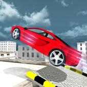 Flying Rooftop Car Sprint Sim