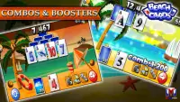 Beach Cards: hard free solitaire tripeak card game Screen Shot 3
