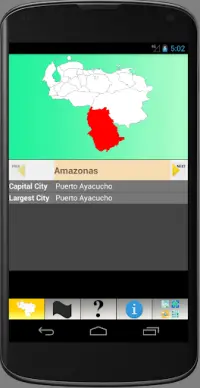Venezuela State Maps and Flags Screen Shot 0