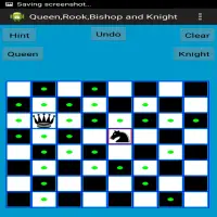 Chess Queen,Rook,Bishop & Knight Problem Screen Shot 5