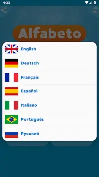 Alfabeto Aprender e brincar em 7 línguas Screen Shot 7