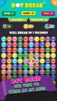Dot Break™: jogos de bolha Screen Shot 4