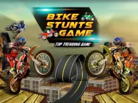Bike Stunts Game Screen Shot 0
