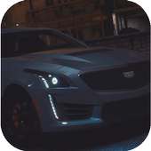 Drift Racing Cadillac CTS-V Simulator Game