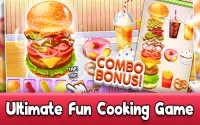 burger chef mania gila street food cooking game Screen Shot 14