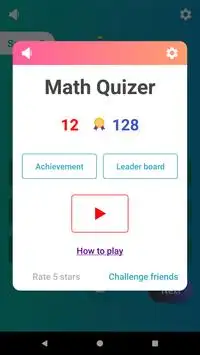 Math exercises - Brain Quizzes & Math Puzzles game Screen Shot 2
