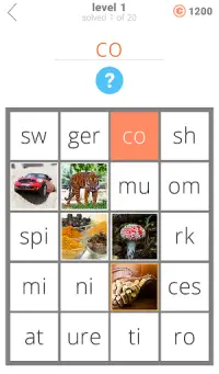 1 Pic 1 Clue: Word Search Game Screen Shot 8