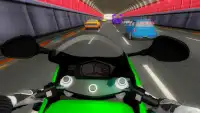मोटर ट्रैफिक राइडर: यातायात खेलों Screen Shot 0