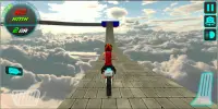 Crazy Bike Stunt 3D, trilhas impossíveis do céu Screen Shot 7