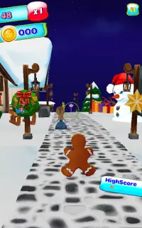 Winter Princess Runner - Frozen Town Screen Shot 0