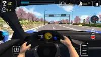 Racing in Car 3D Screen Shot 0