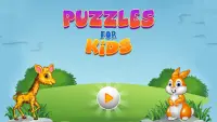 Puzzles for the Kids of Preschool and Toddler. Screen Shot 0