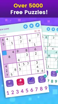 Sudoku New Puzzle Games 2020 Free Offline Solver Screen Shot 1