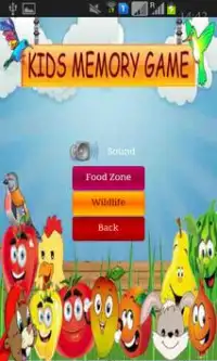 kids memory game Screen Shot 1