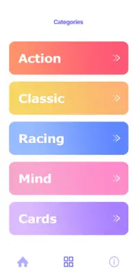 Mini Games - Action, Classic, Racing, Mind & Cards Screen Shot 2