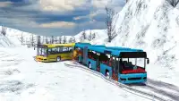 Off-Road Snow Hill entrenador bus Simulator 3D 18 Screen Shot 1