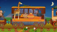 Safari Train for Toddlers Screen Shot 1