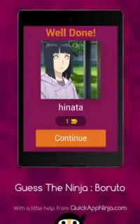 Guess The Ninja : Boruto Screen Shot 8