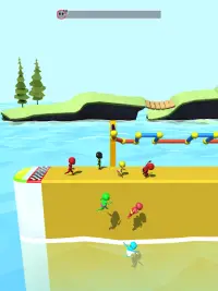 Sea Race 3D - Fun Sports Game Run 3D: Water Subway Screen Shot 2