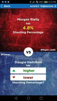 NHL Trivia : Higher or Lower Game Edition Screen Shot 5