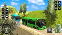 未舗装道路 バス シミュレータ 2019年： 3D コーチ ドライバ ゲーム Screen Shot 3