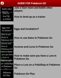 Guide For Pokémon GO 1 Screen Shot 3